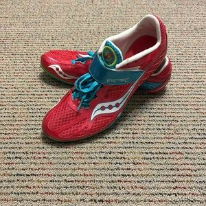 Hot Pink Sprinting Track Spikes